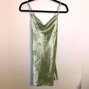 SHEIN Floral Green Dress